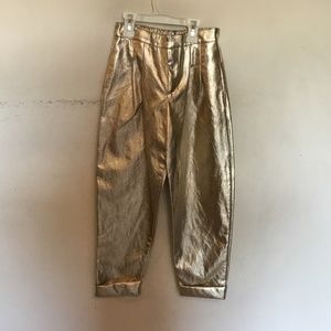 Gold pants